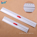 8''/12" Aluminum Ruler with red Finger Grip,aluminum level ruler with handle